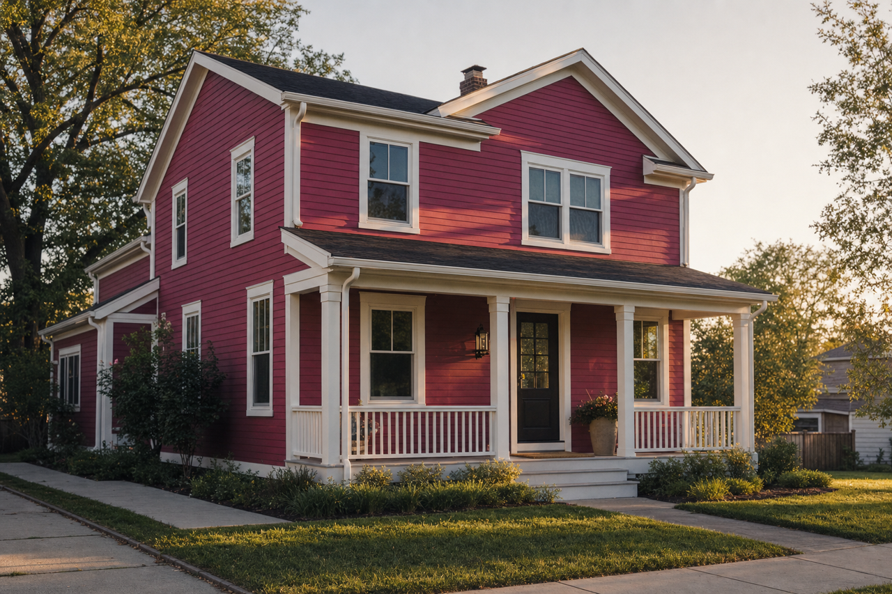 Crushed by Benjamin Moore on exterior