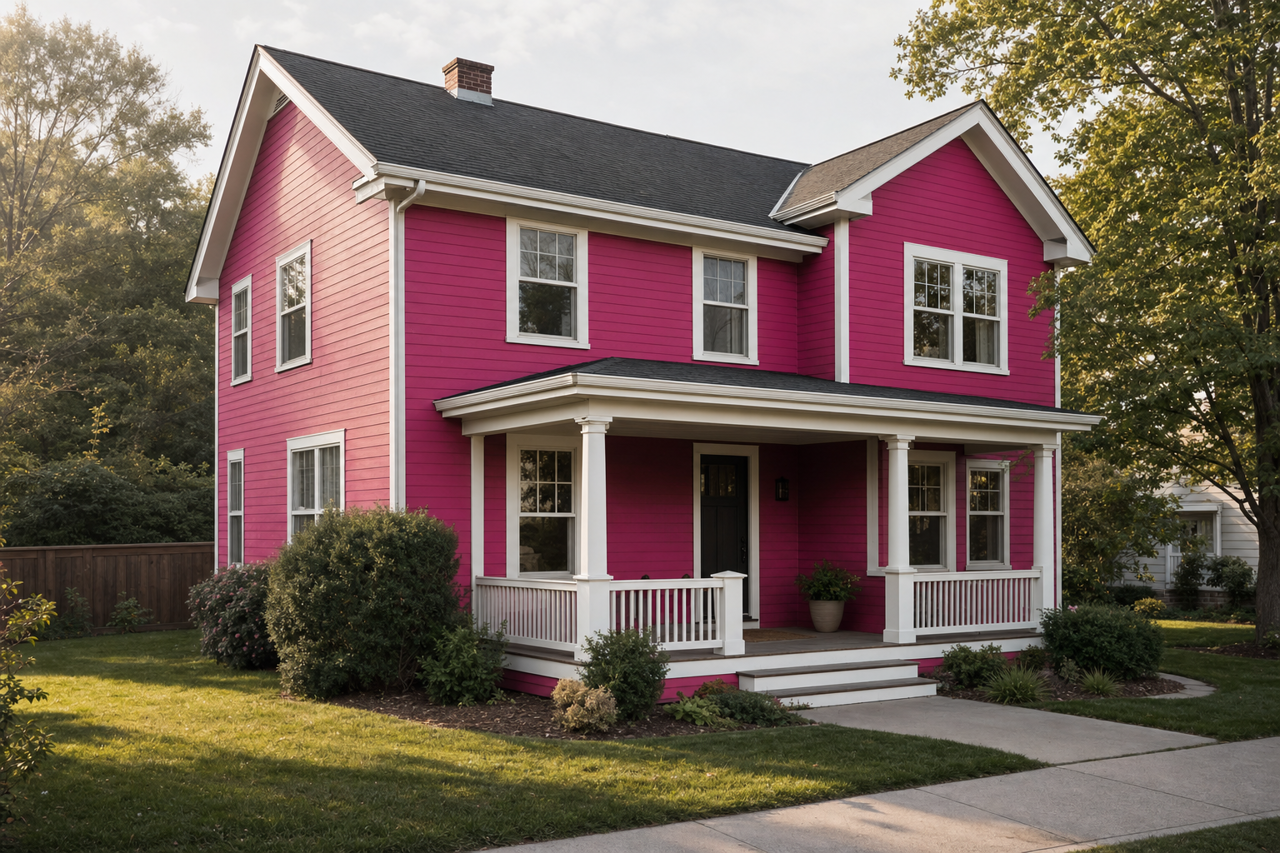 Gypsy by Benjamin Moore on exterior