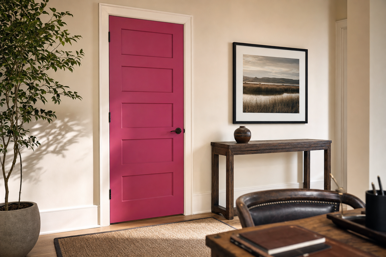 Gypsy by Benjamin Moore on interior-doors
