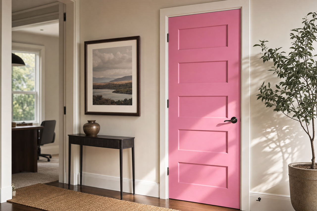 Spring by Benjamin Moore on interior-doors