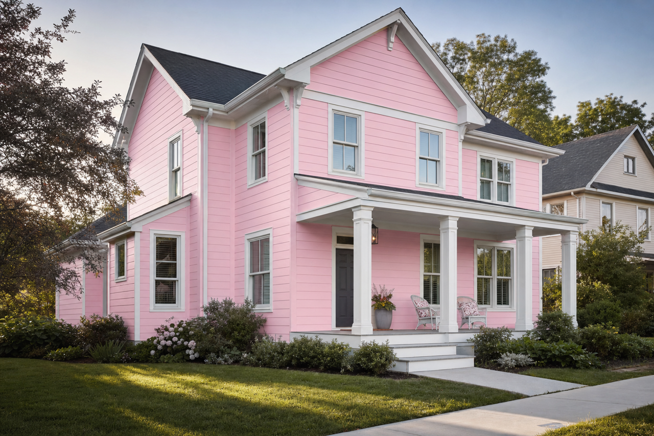 Valentine's by Benjamin Moore on exterior