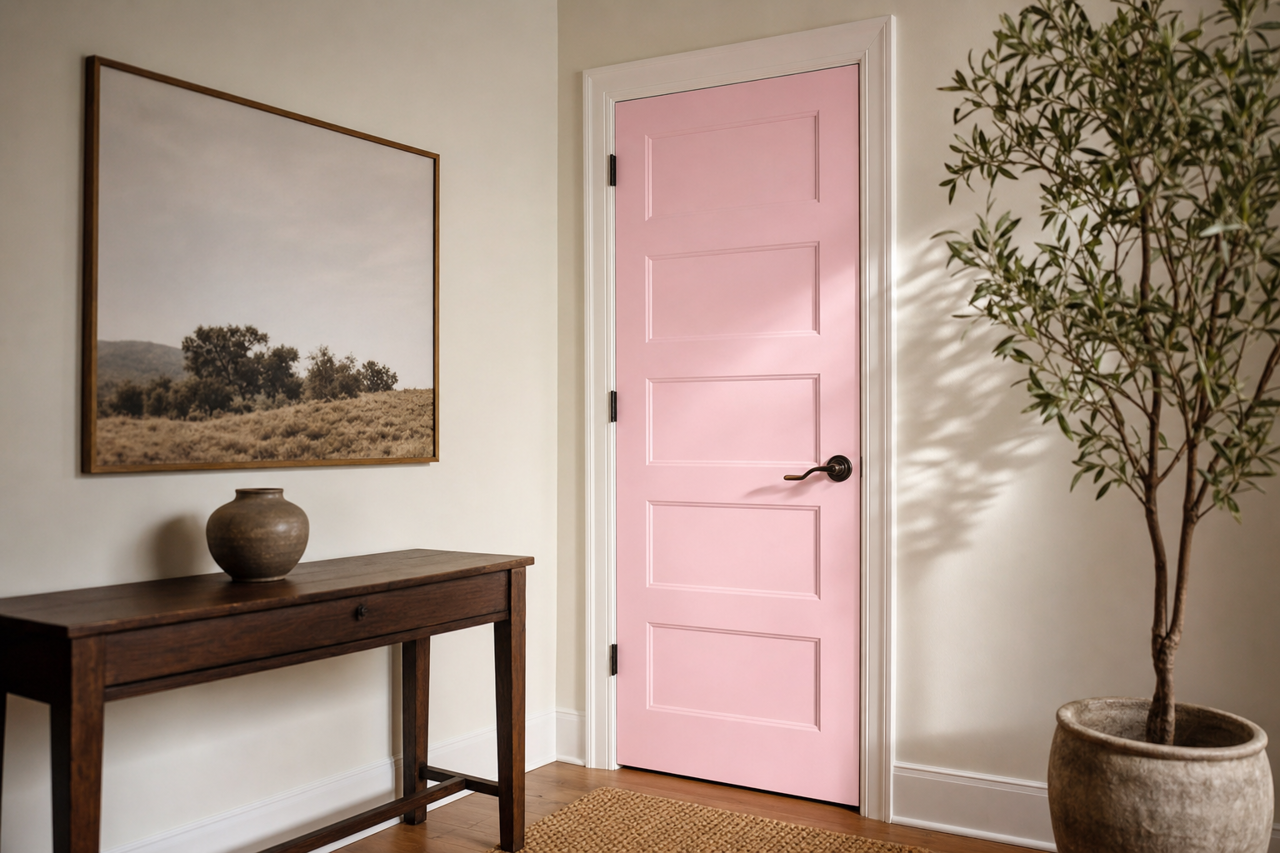 I by Benjamin Moore on interior-doors