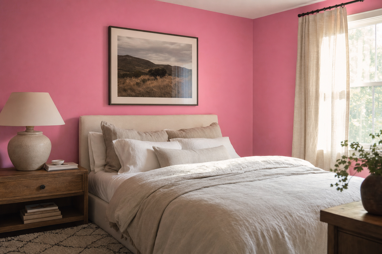 Paradise by Benjamin Moore on interiors