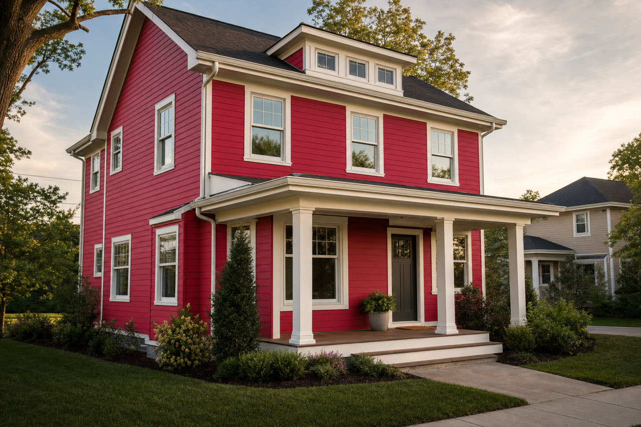 Candy by Benjamin Moore on exterior