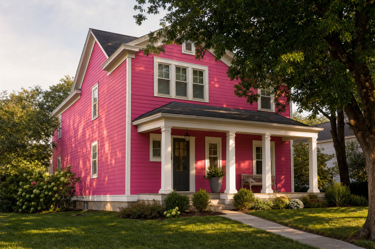 Peony by Benjamin Moore on exterior