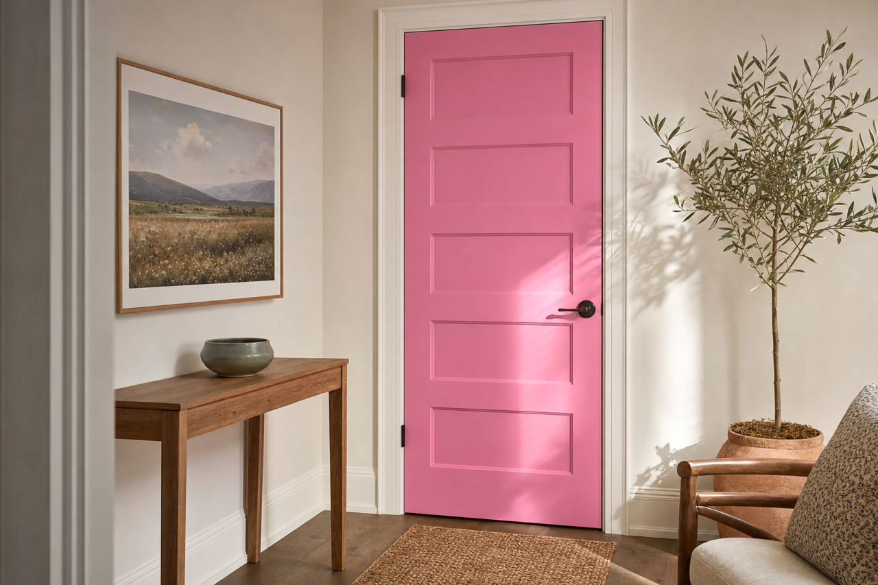 Springtime by Benjamin Moore on interior-doors