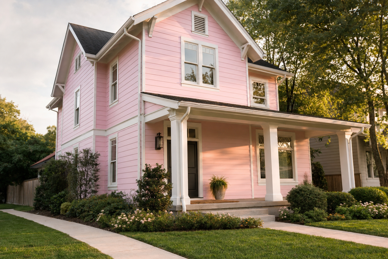 Candy by Benjamin Moore on exterior