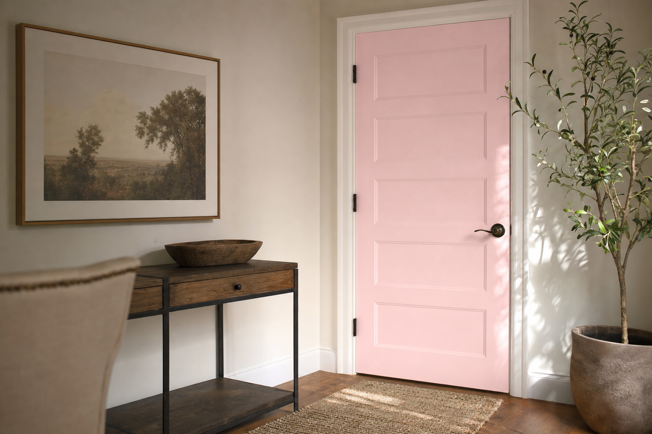 Candy by Benjamin Moore on interior-doors