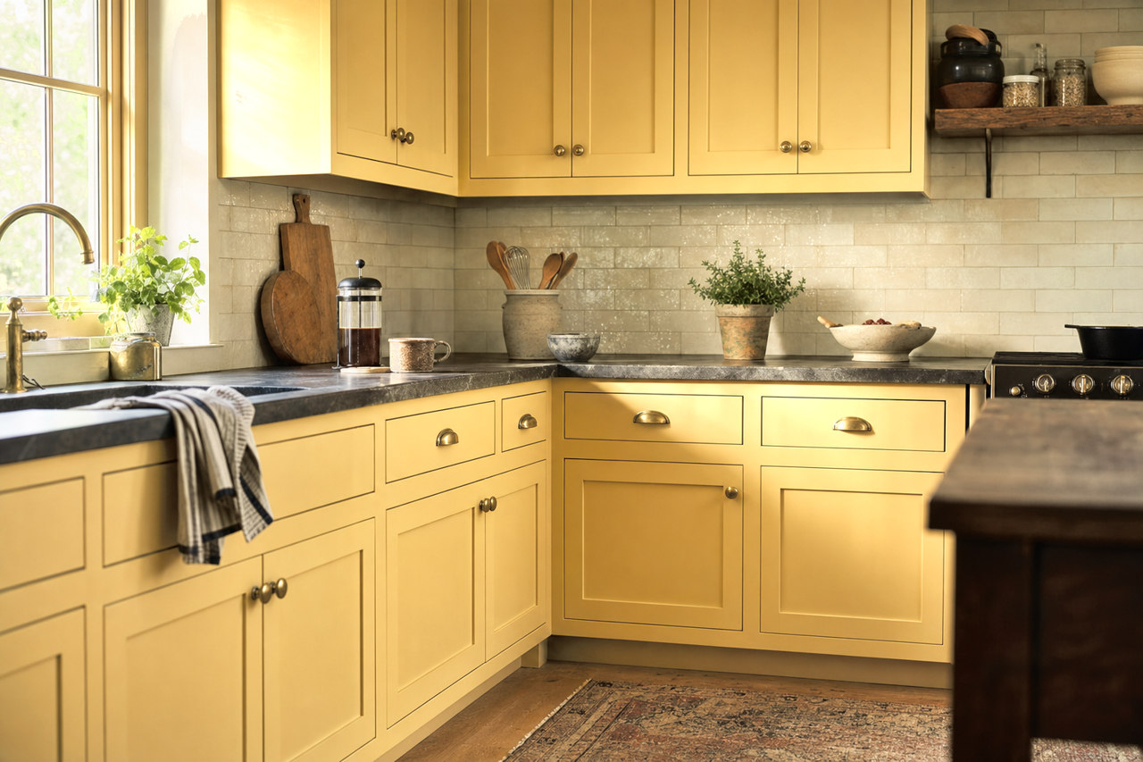 Da by Benjamin Moore on cabinets