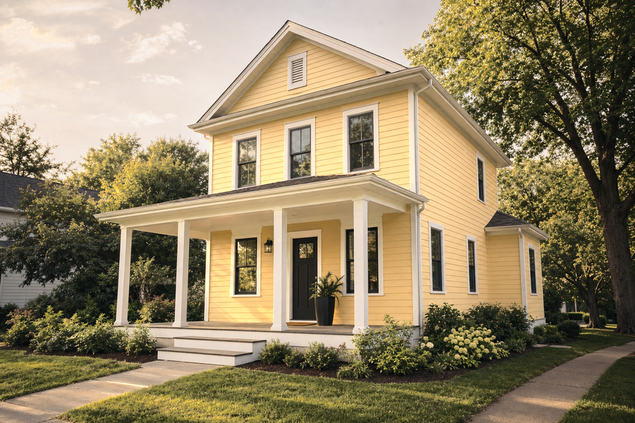 Da by Benjamin Moore on exterior