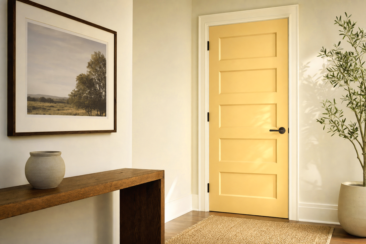 Da by Benjamin Moore on interior-doors