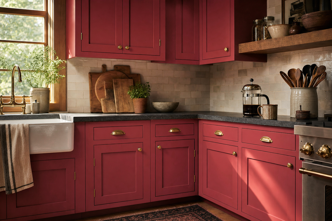 Patriot by Benjamin Moore on cabinets