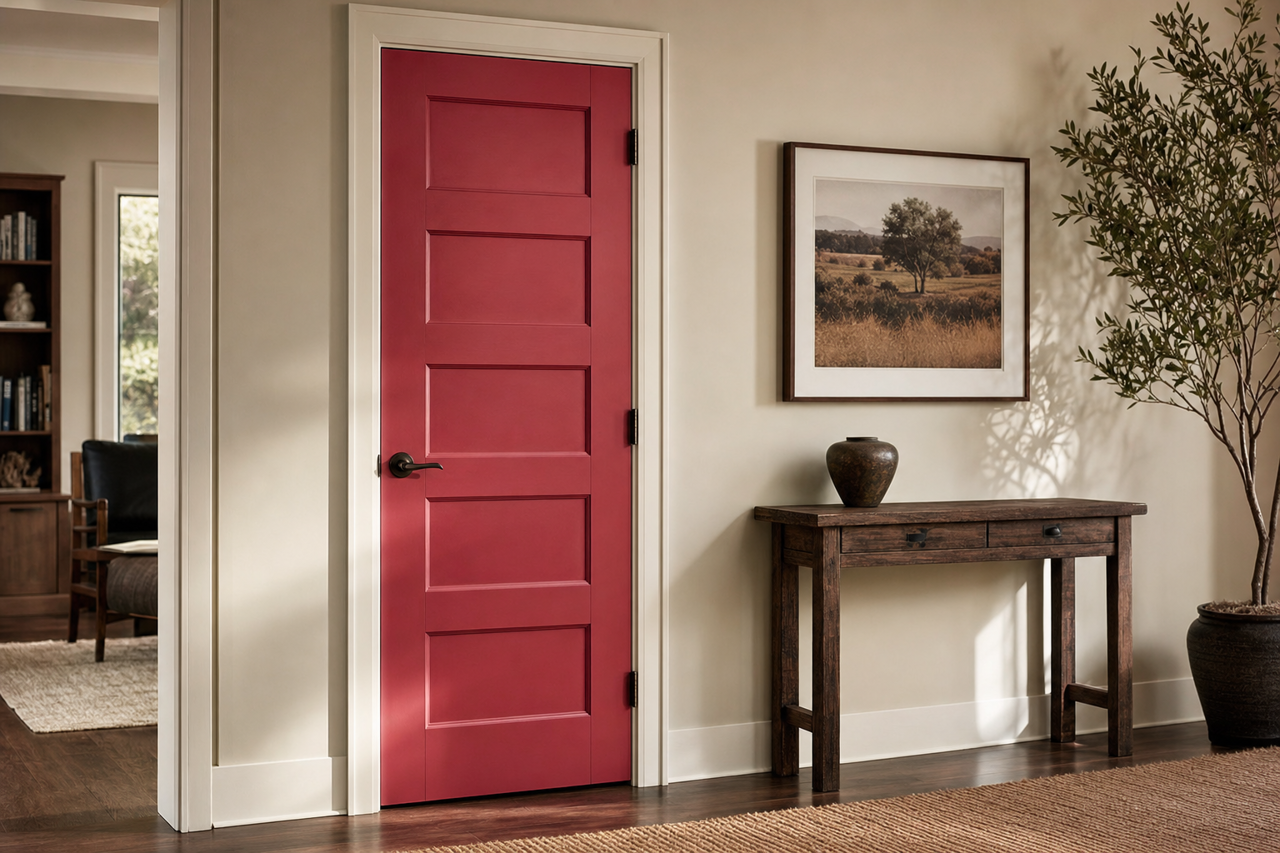 Patriot by Benjamin Moore on interior-doors