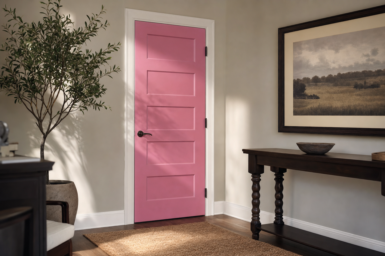 Wild by Benjamin Moore on interior-doors