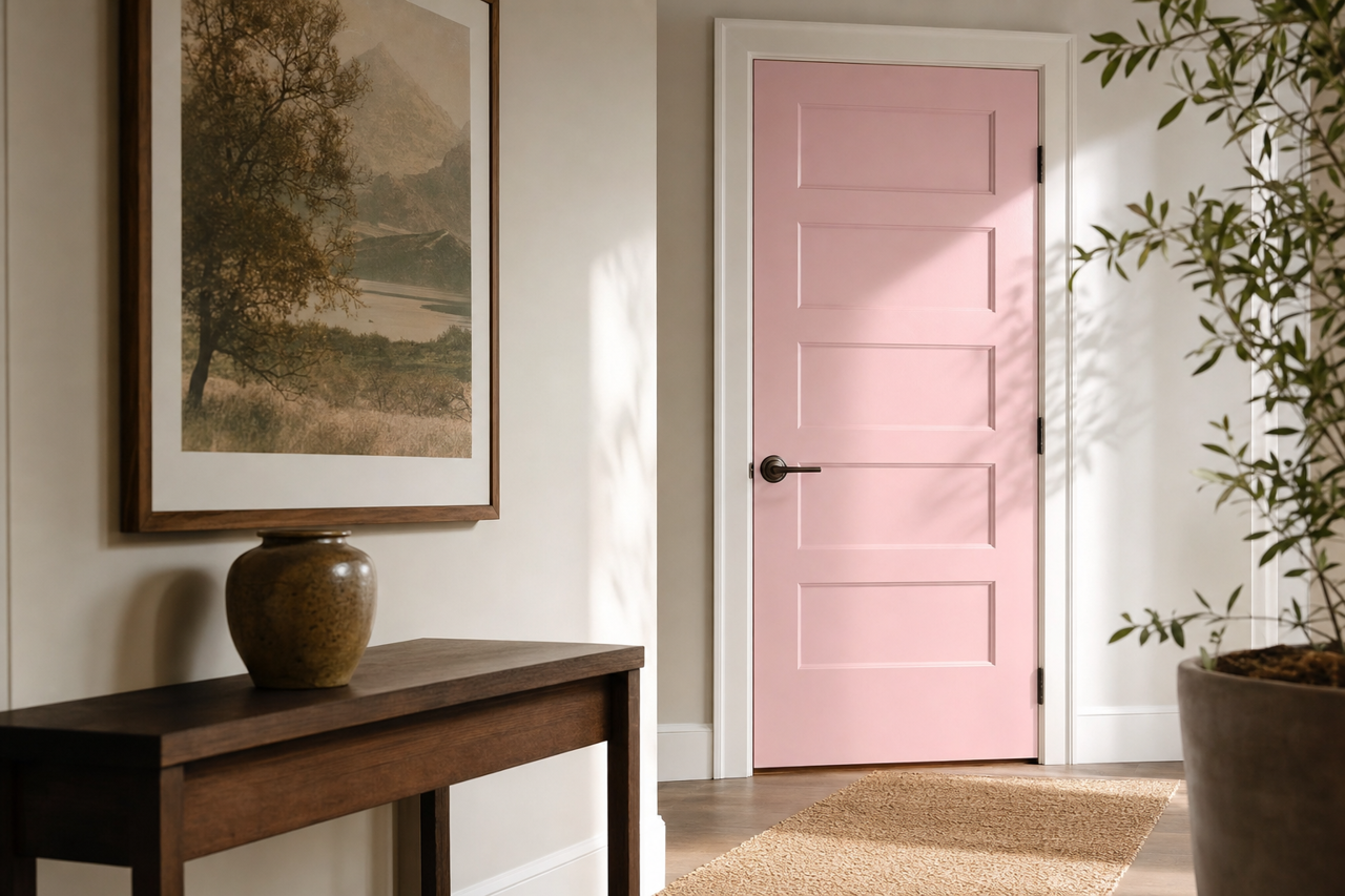 Aztec by Benjamin Moore on interior-doors