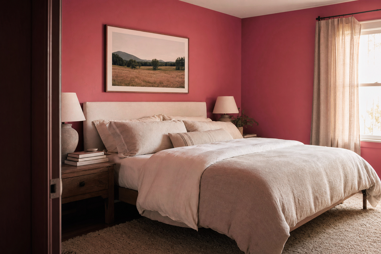 Vibrant by Benjamin Moore on interiors