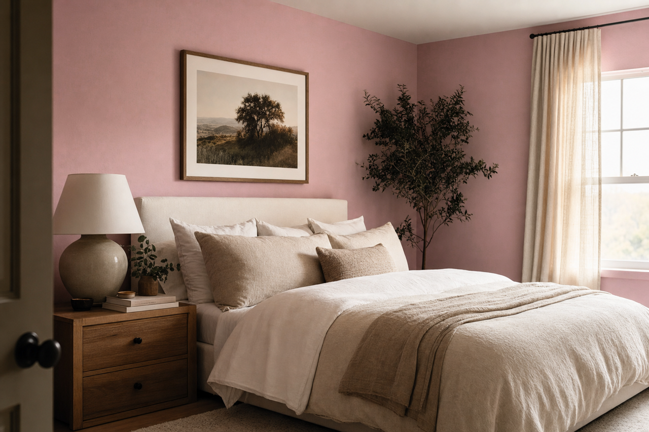 Damask by Benjamin Moore on interiors