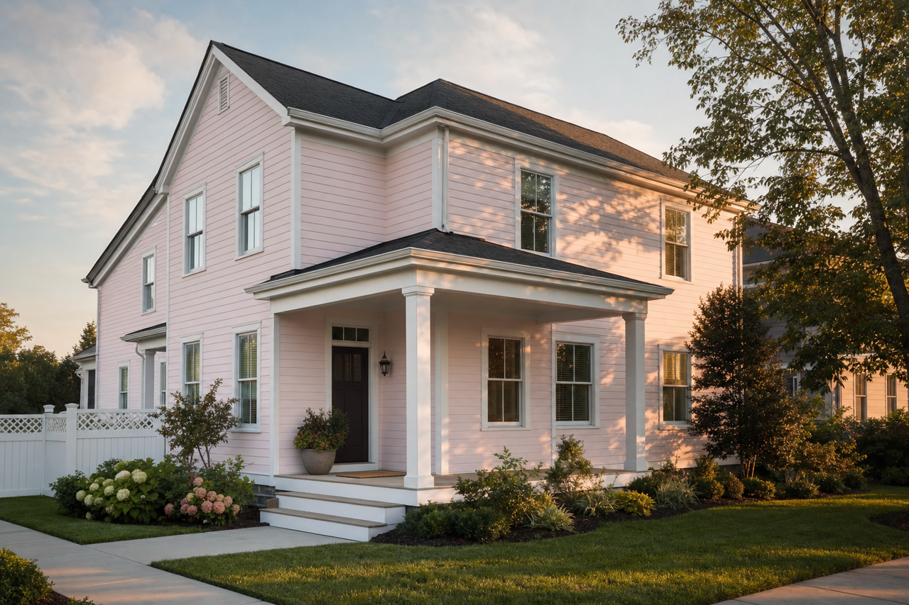 Ballerina by Benjamin Moore on exterior