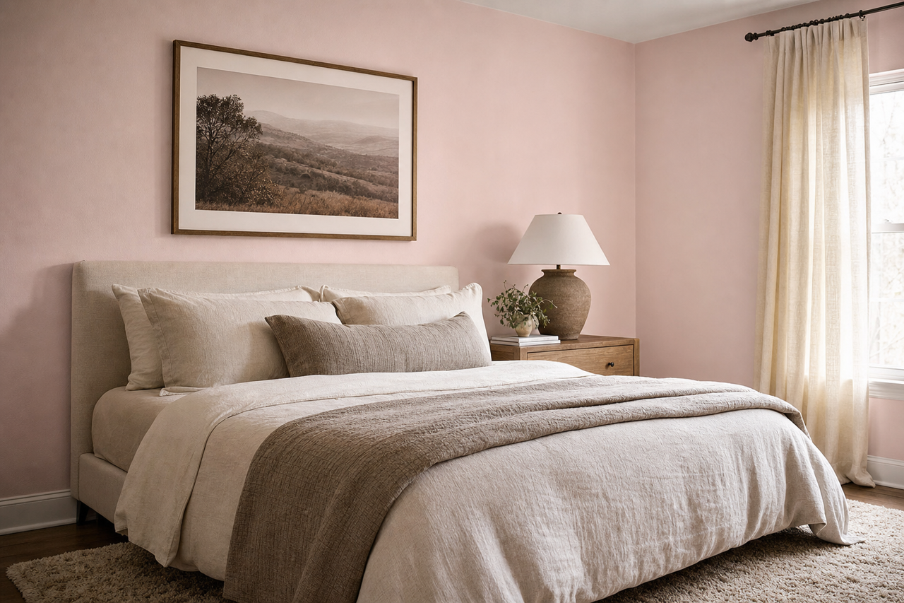 Ballerina by Benjamin Moore on interiors