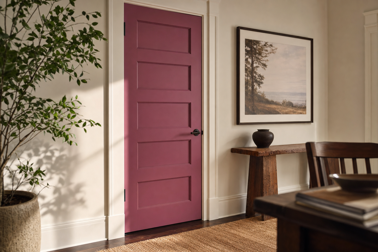 Old by Benjamin Moore on interior-doors