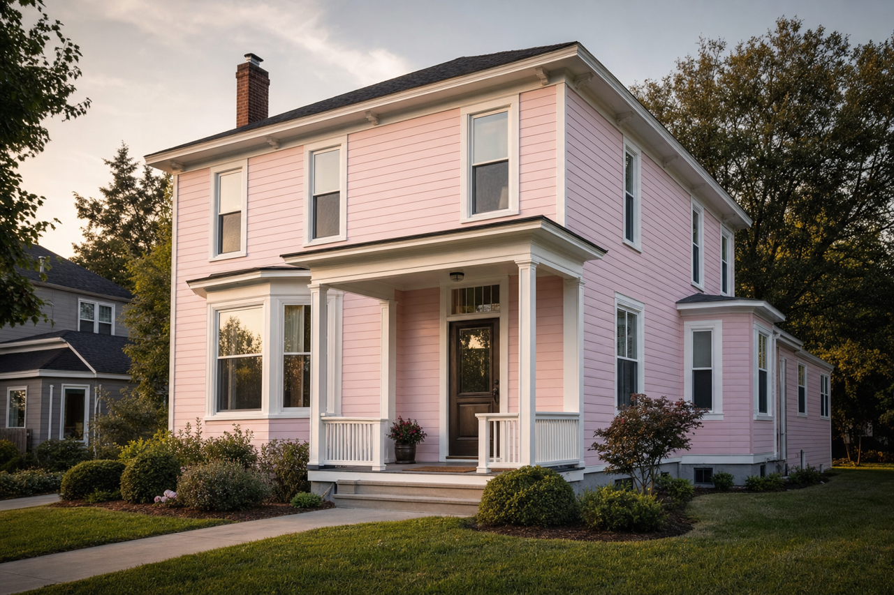 Sweet by Benjamin Moore on exterior