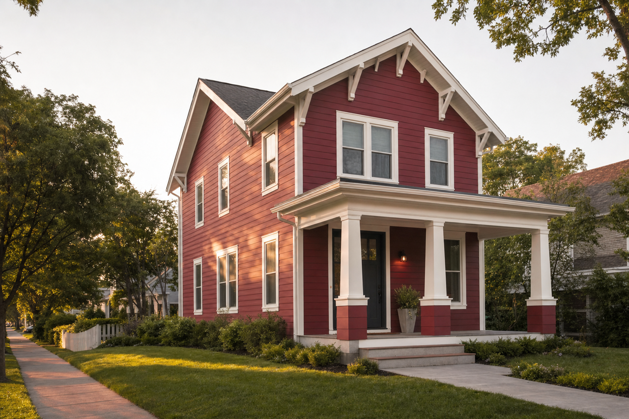 Maple by Benjamin Moore on exterior