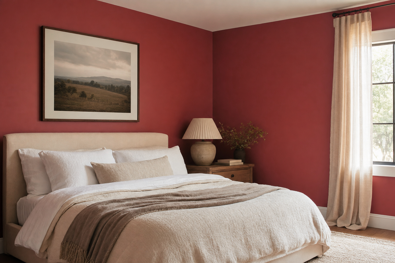 Maple by Benjamin Moore on interiors