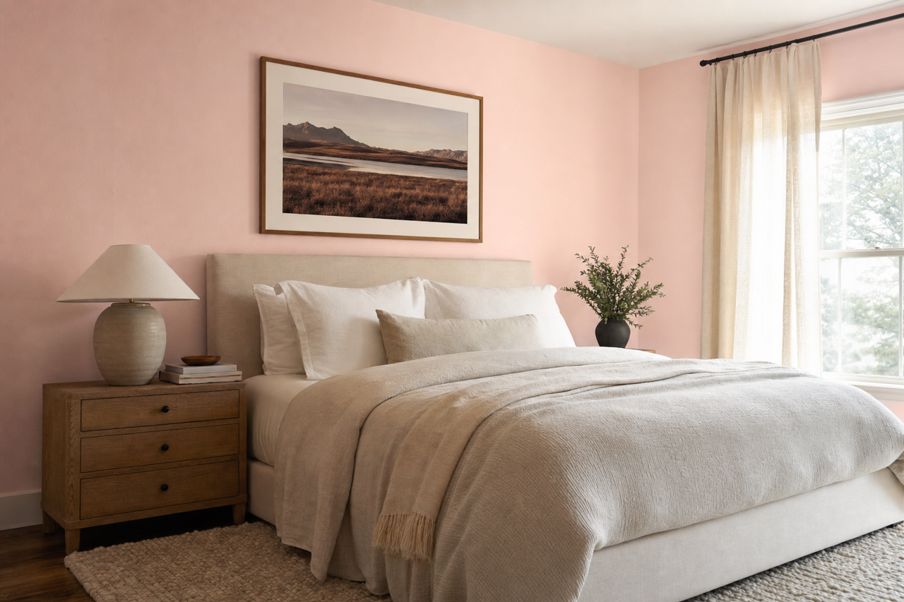 Gentle by Benjamin Moore on interiors