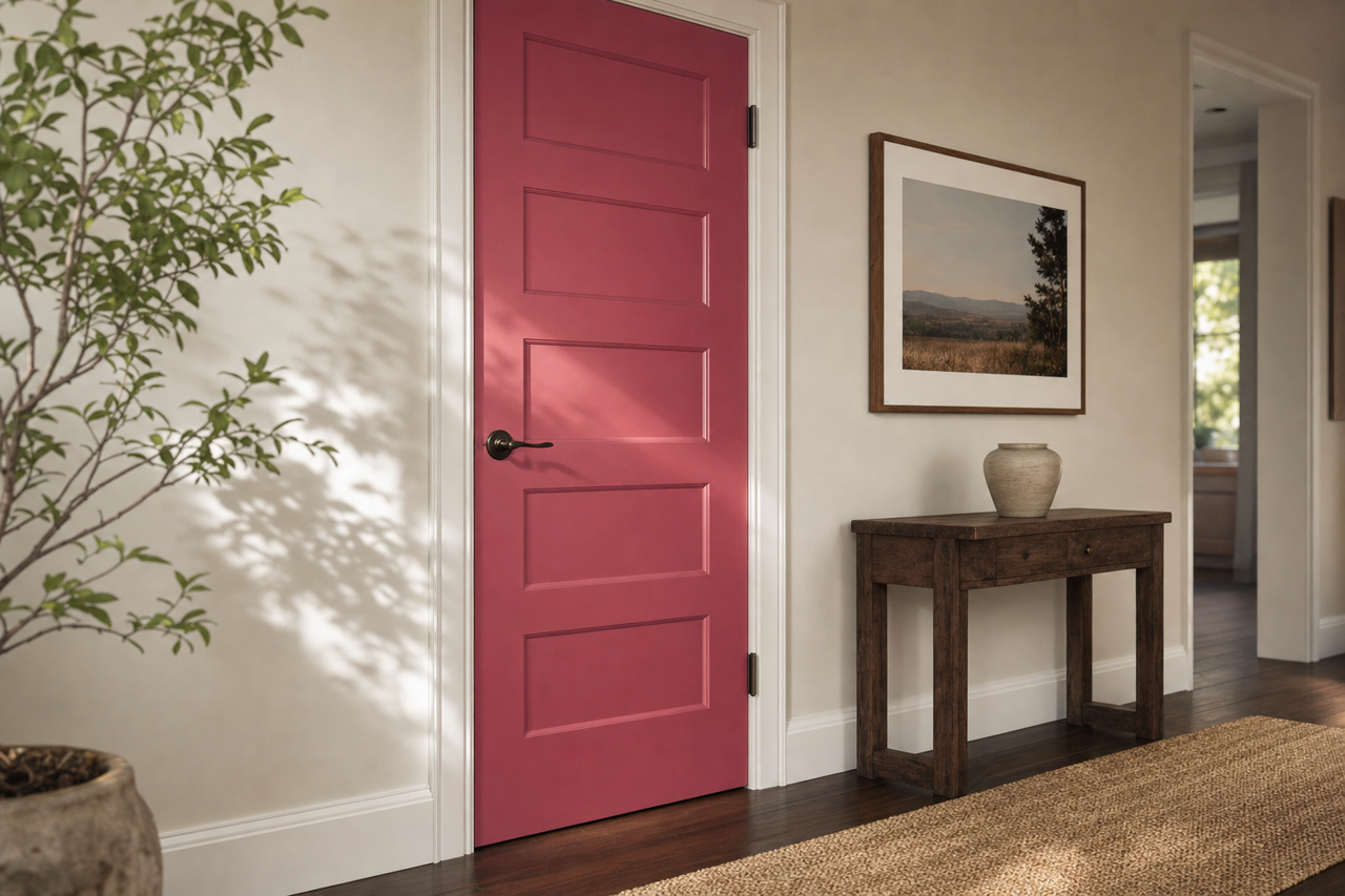 Gypsy by Benjamin Moore on interior-doors
