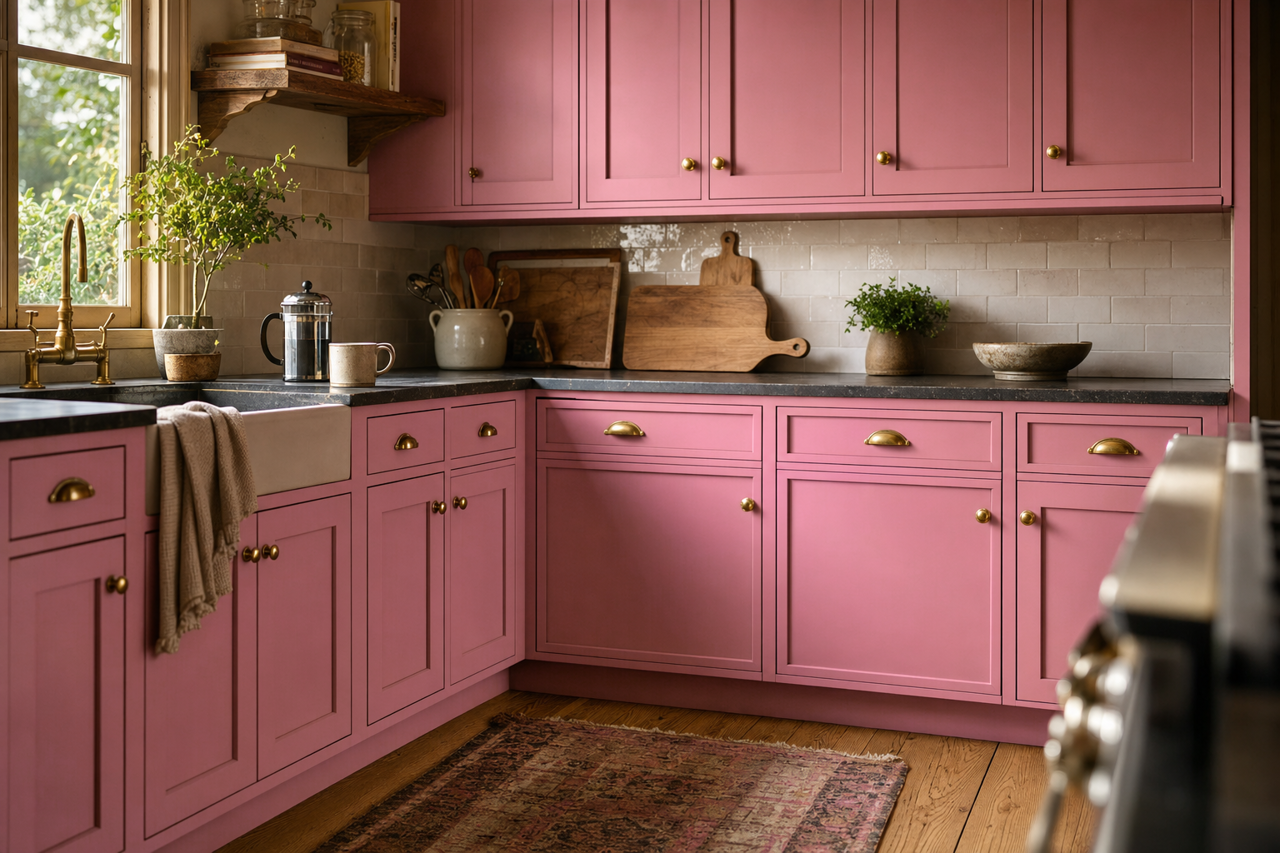 Taste by Benjamin Moore on cabinets