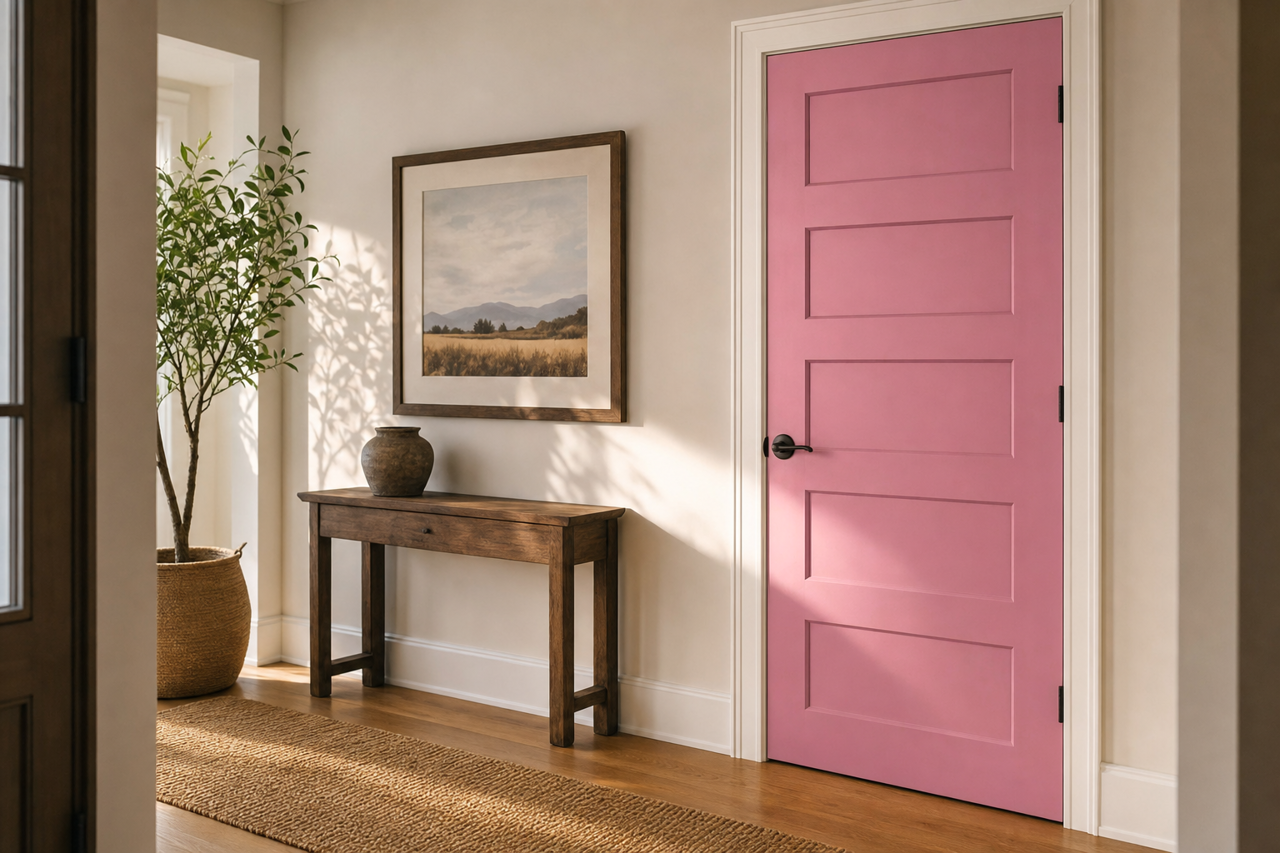 Taste by Benjamin Moore on interior-doors