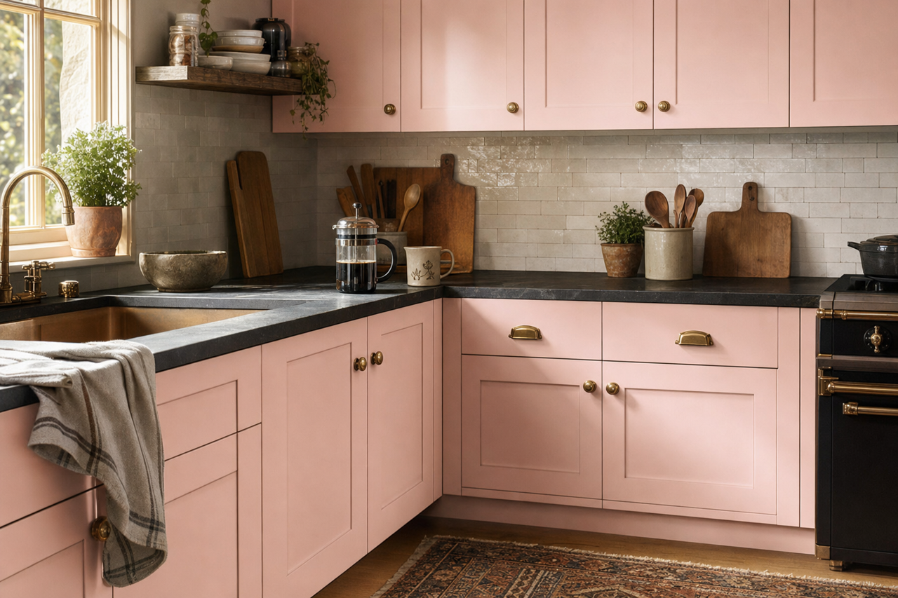 Baby by Benjamin Moore on cabinets