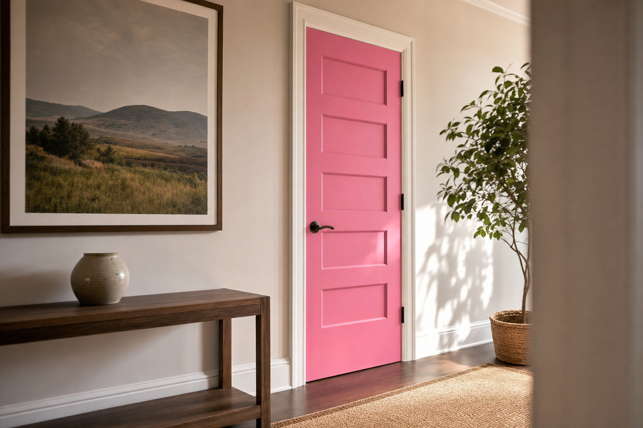 Deep by Benjamin Moore on interior-doors