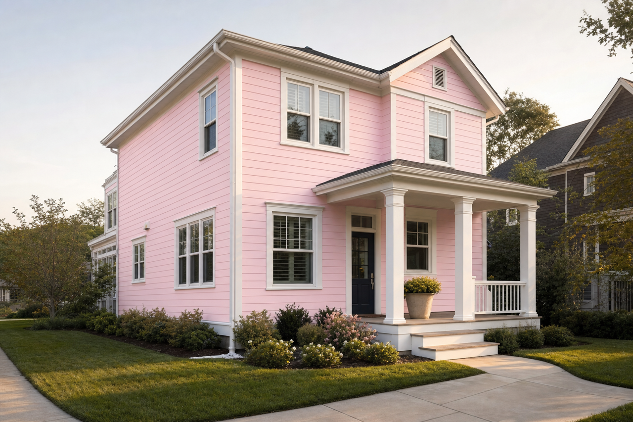 50's by Benjamin Moore on exterior