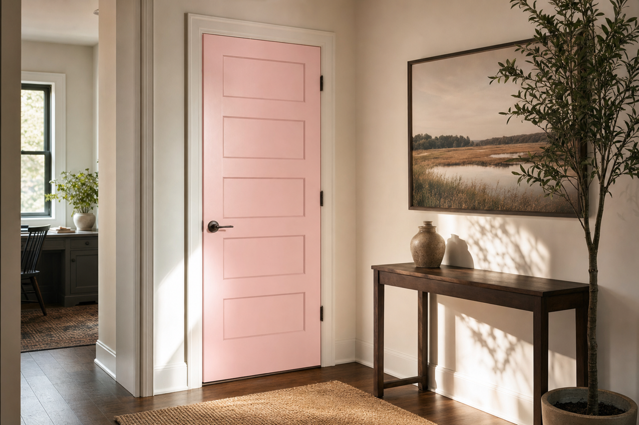 Elephant by Benjamin Moore on interior-doors
