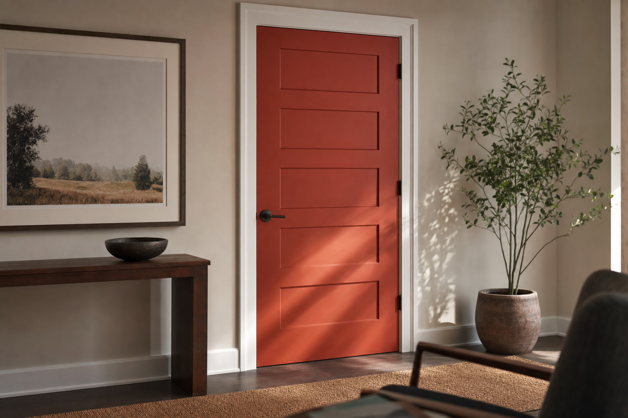 Country by Benjamin Moore on interior-doors