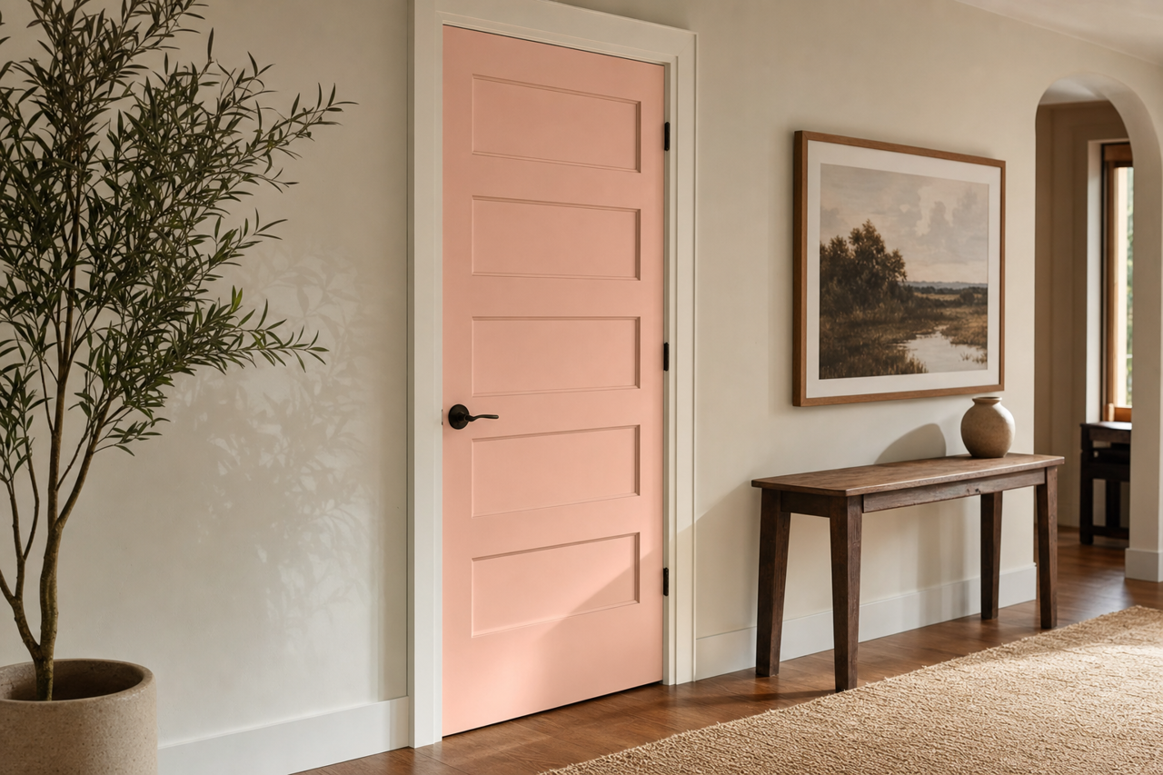 Fond by Benjamin Moore on interior-doors