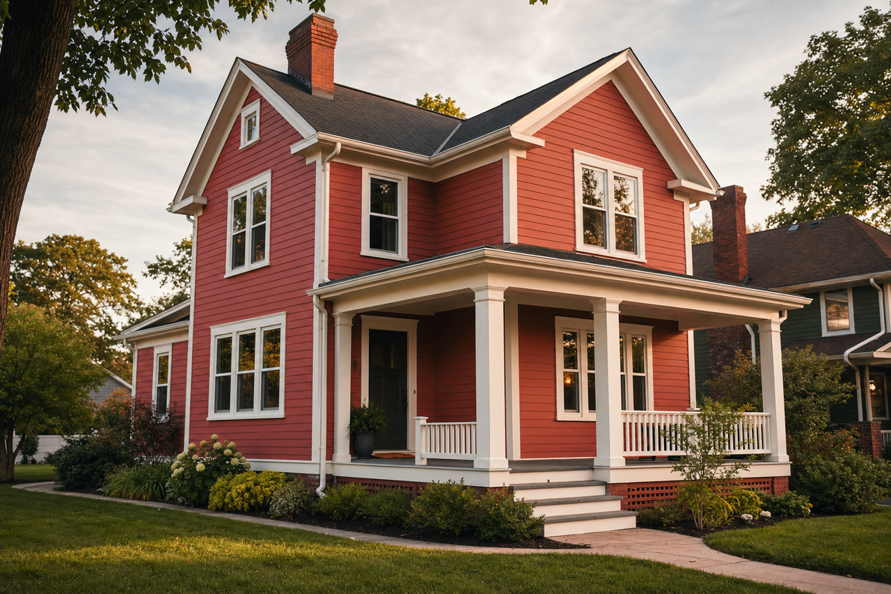 Iron by Benjamin Moore on exterior