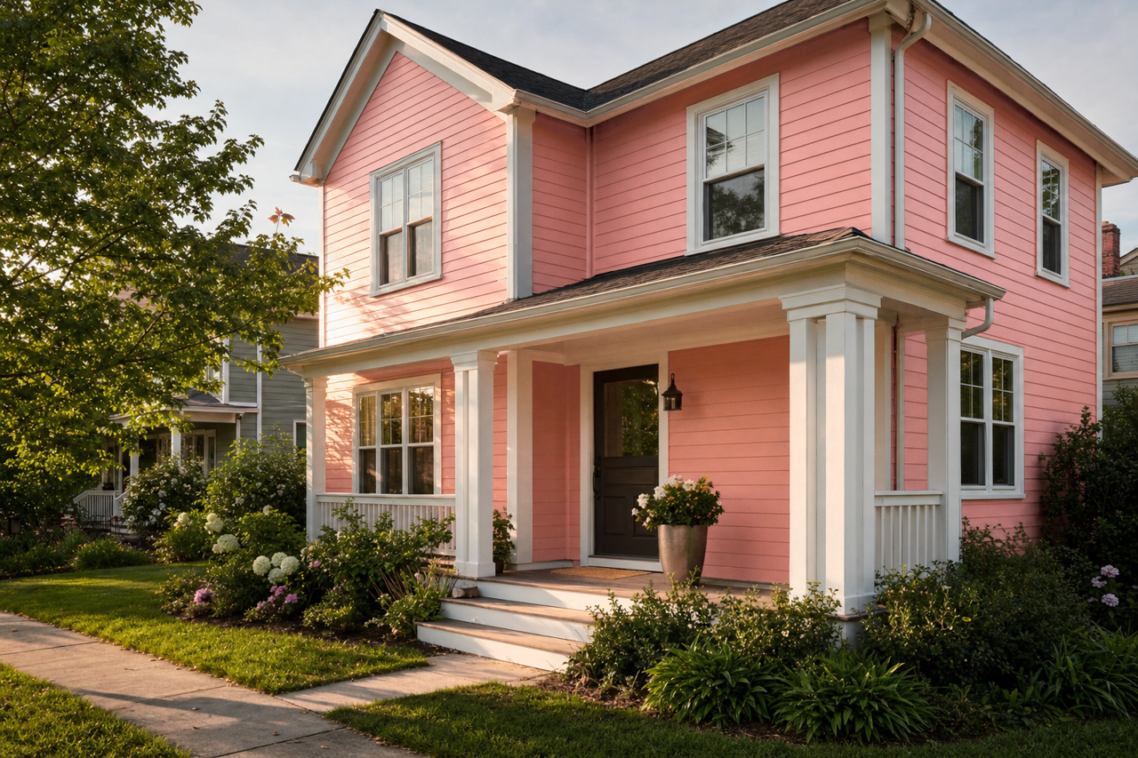 Tomato by Benjamin Moore on exterior