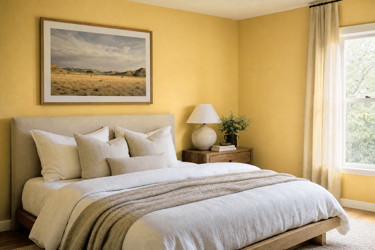 Buena by Benjamin Moore on interiors