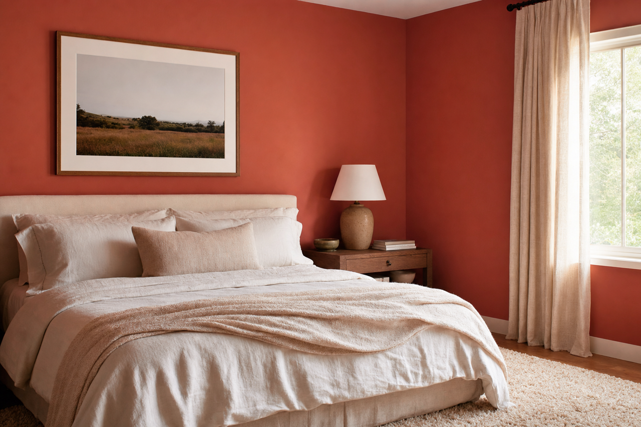 Terra by Benjamin Moore on interiors