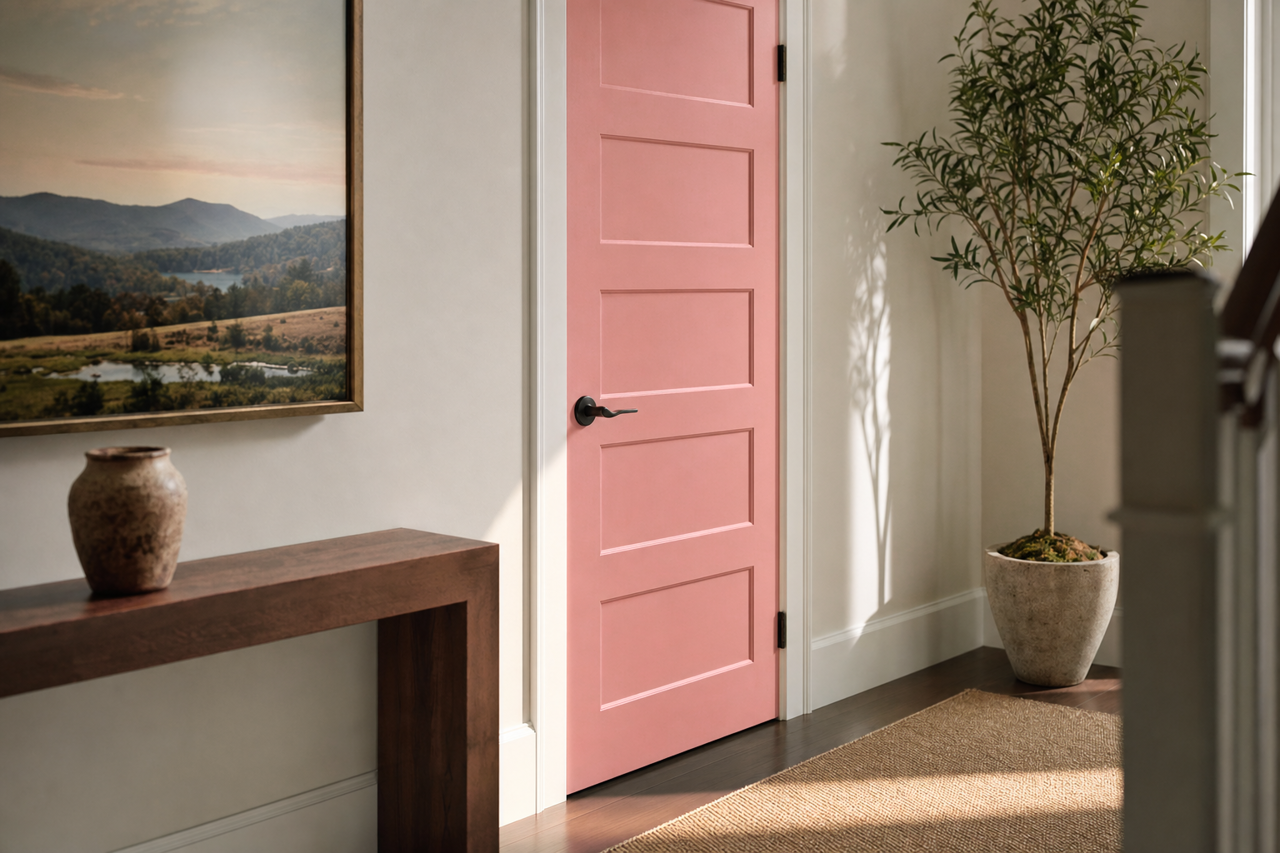 Tender by Benjamin Moore on interior-doors