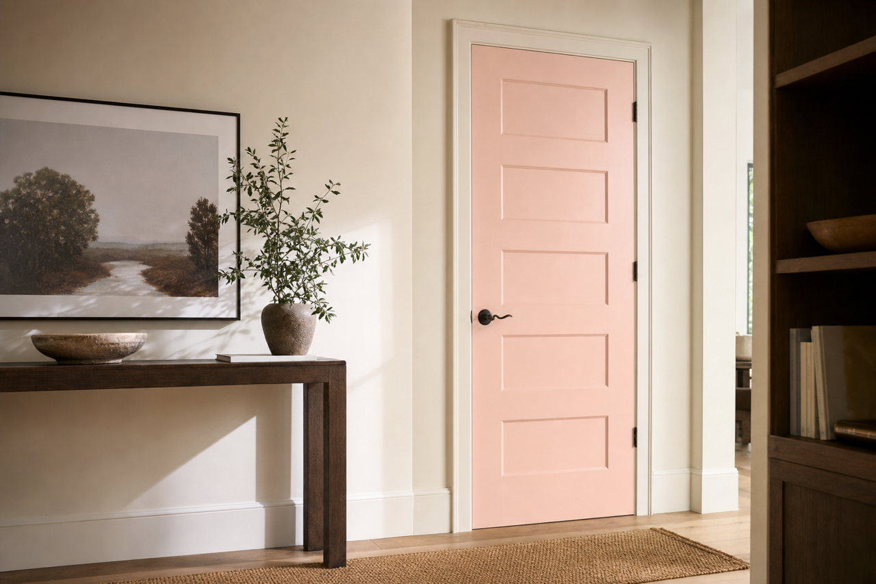 Spring by Benjamin Moore on interior-doors