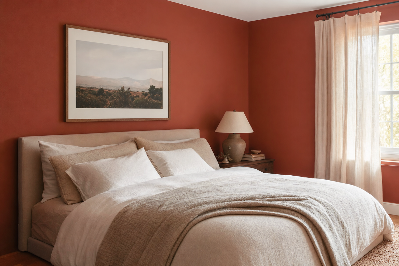 Tea by Benjamin Moore on interiors