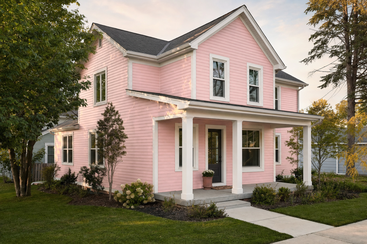 Heather by Benjamin Moore on exterior