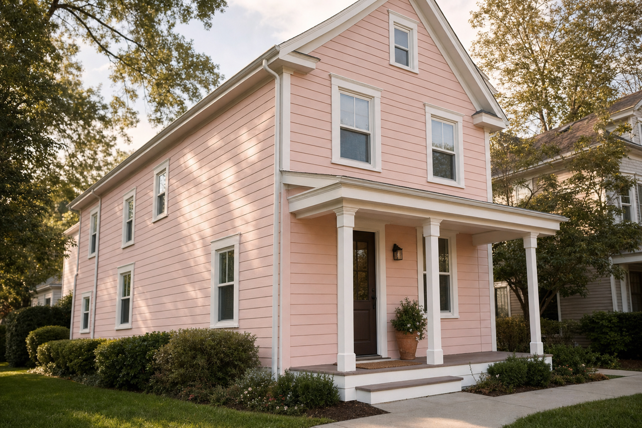 April by Benjamin Moore on exterior