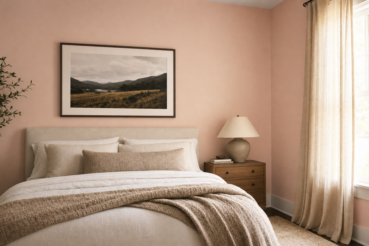 April by Benjamin Moore on interiors