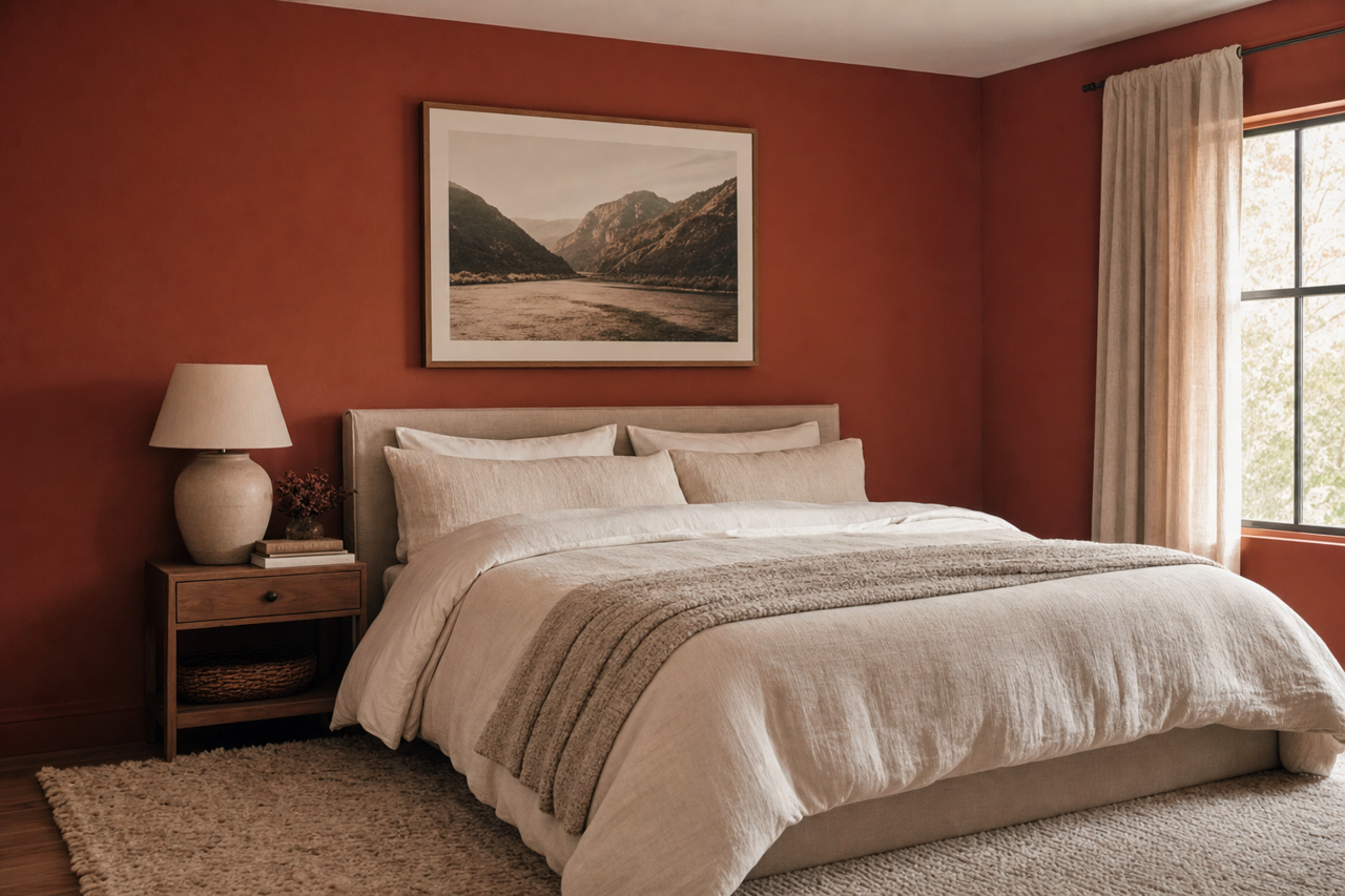 Sienna by Benjamin Moore on interiors