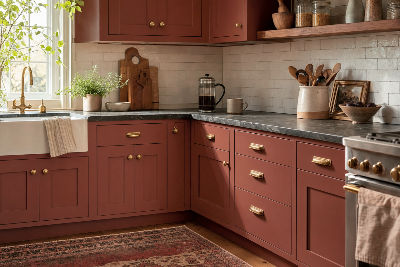 Boston by Benjamin Moore on cabinets