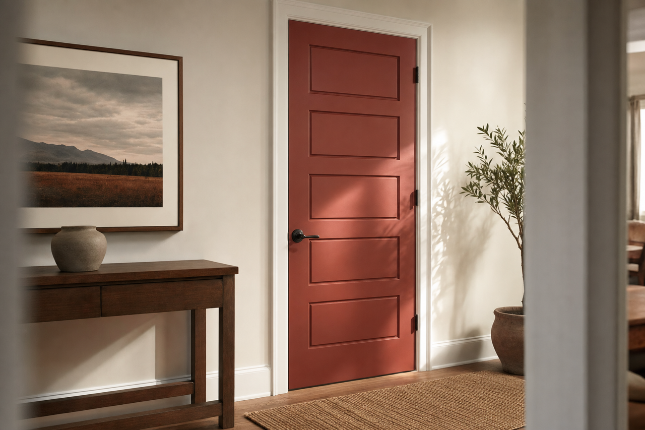 Boston by Benjamin Moore on interior-doors